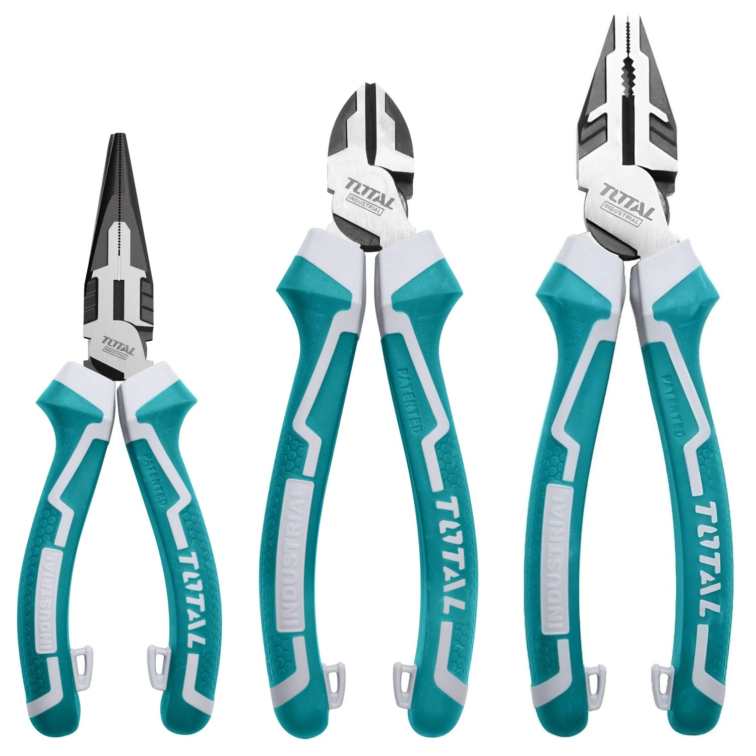 Set De 3 Alicates / Pinzas Total – Industrial