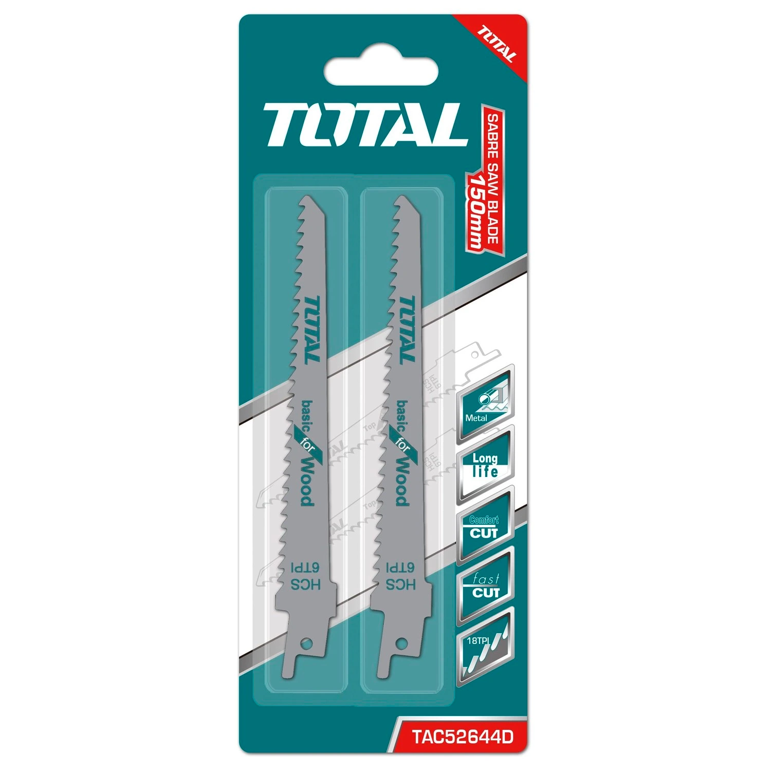 Hoja Para Sierra Sable Total, Set x 2 – Madera Y Plástico