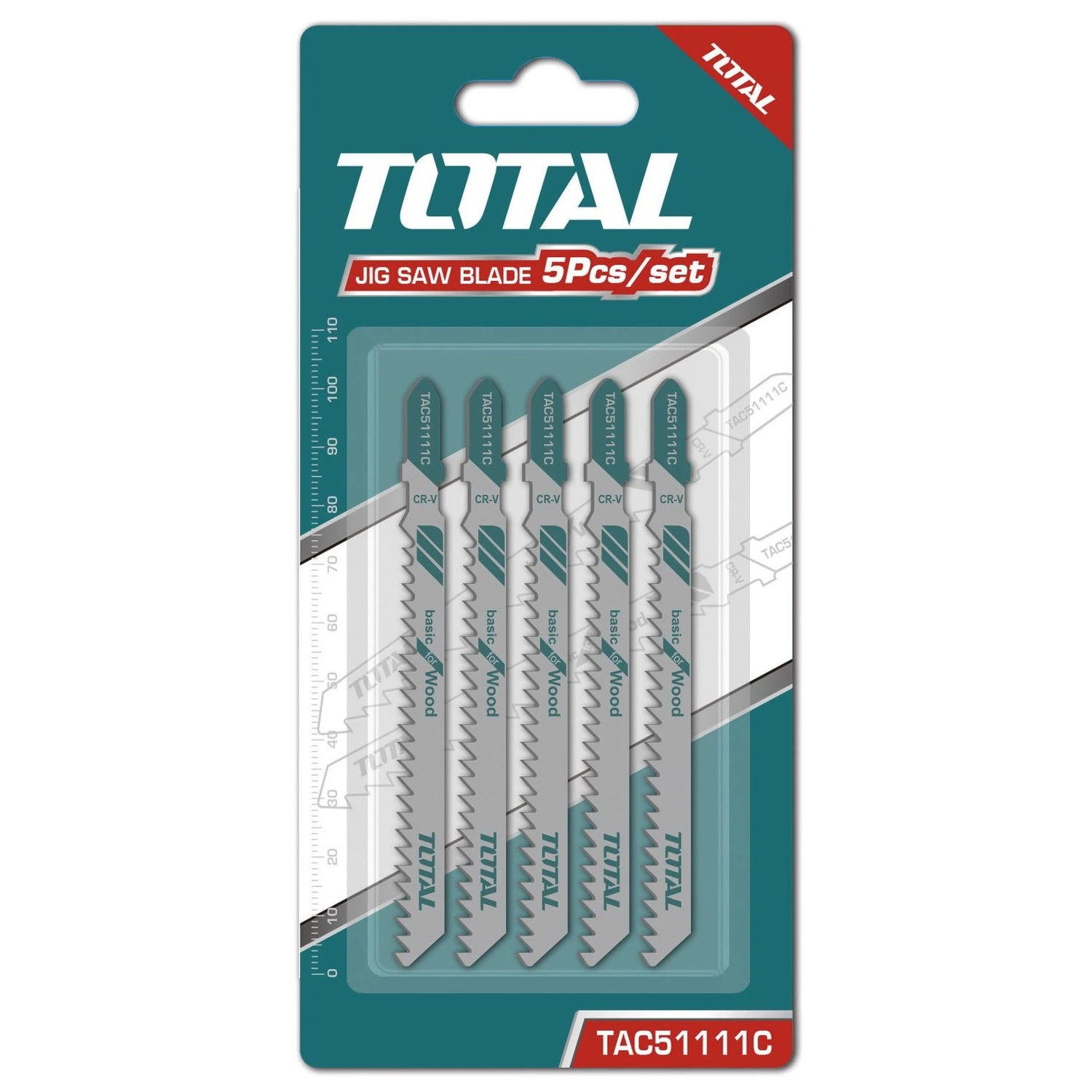 Hoja Para Caladora Total, Set x 5 – Madera