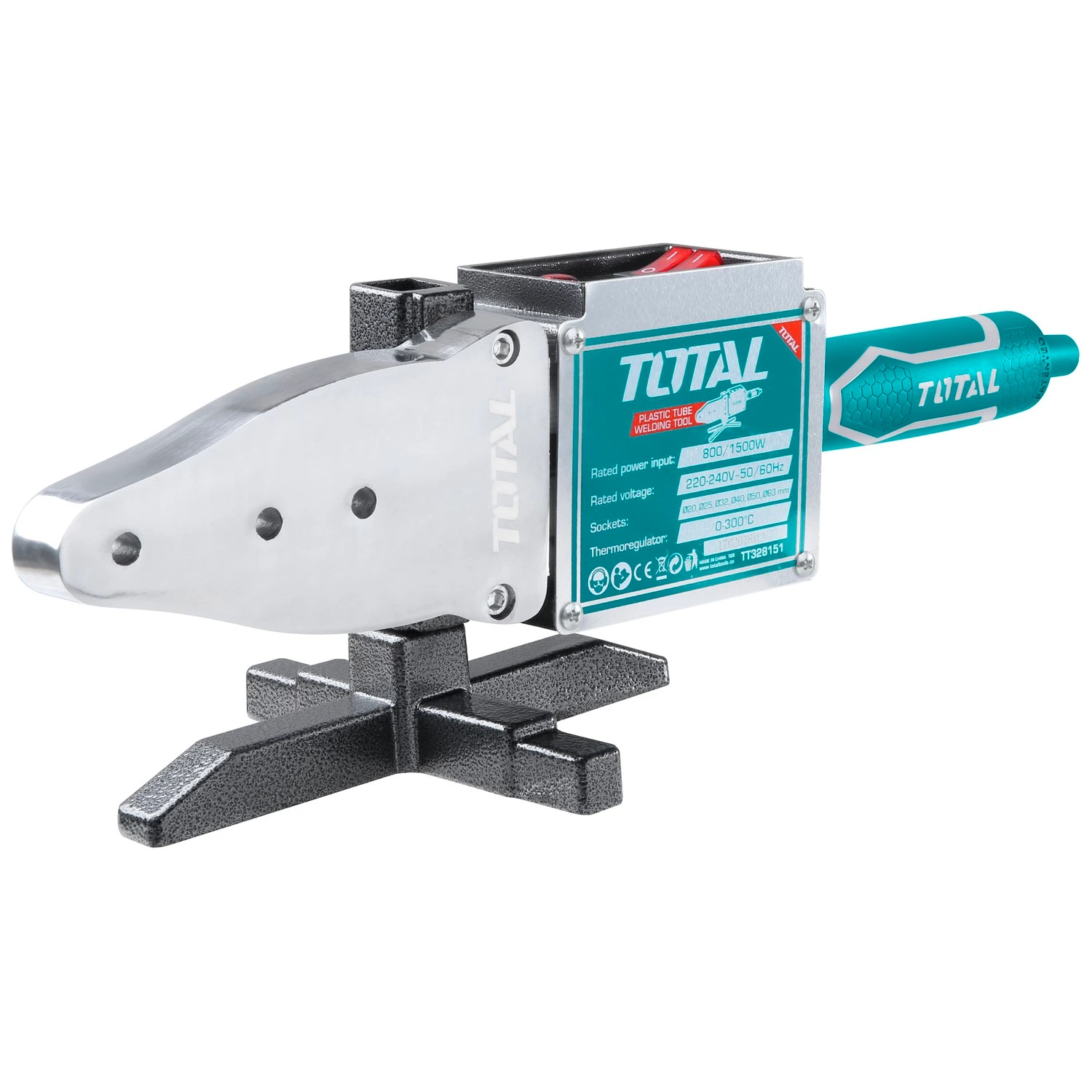 Termofusora Total 1500w – 20 a 63mm, Con Maletín