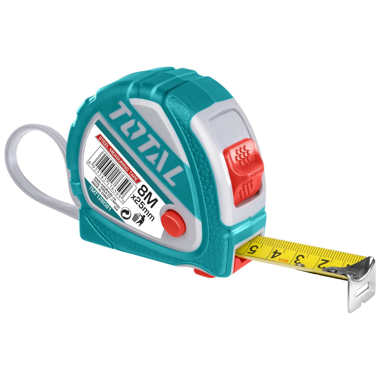 Cinta Métrica Total 8m x 25mm