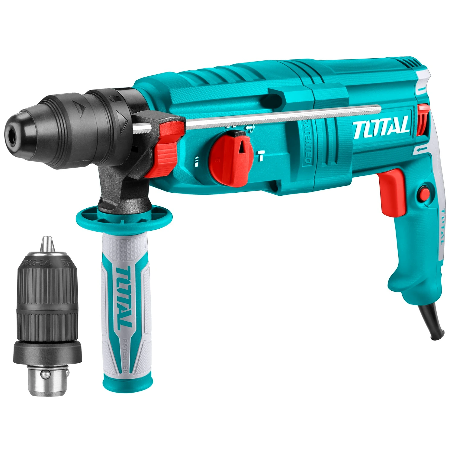 Rotomartillo Total SDS Plus + Mandril 13mm – 800w