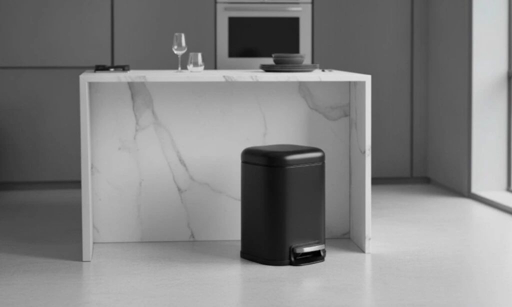 Cubo De Basura 983.00.003 Negro Mate