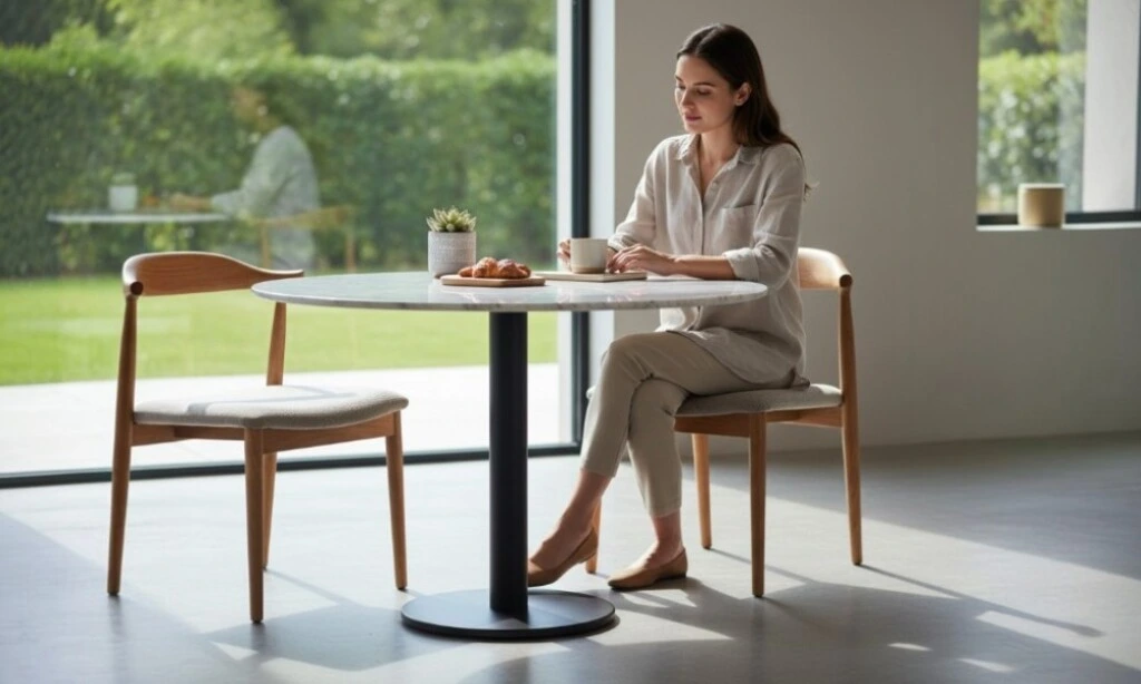Base Para Mesa Negra Dtl01 74cm