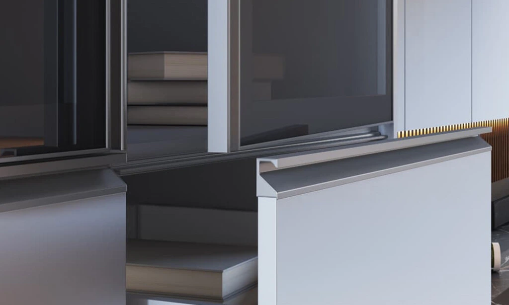 Perfil Tirador Para Mueble Rm 086 Inoxidable 3 Metros