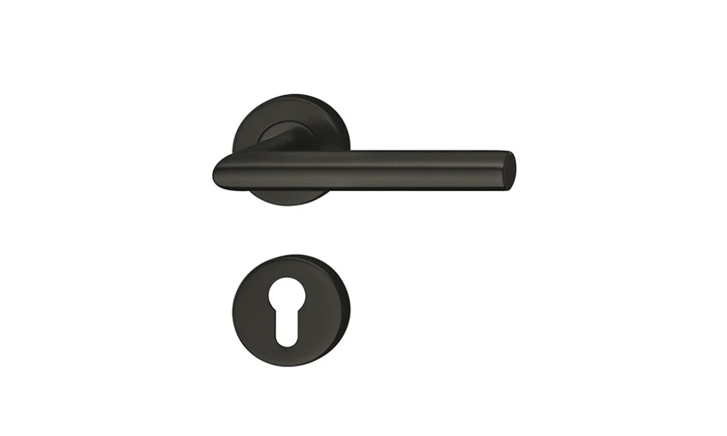 Manija Para Puerta Negro Mate Euro 903.92.559