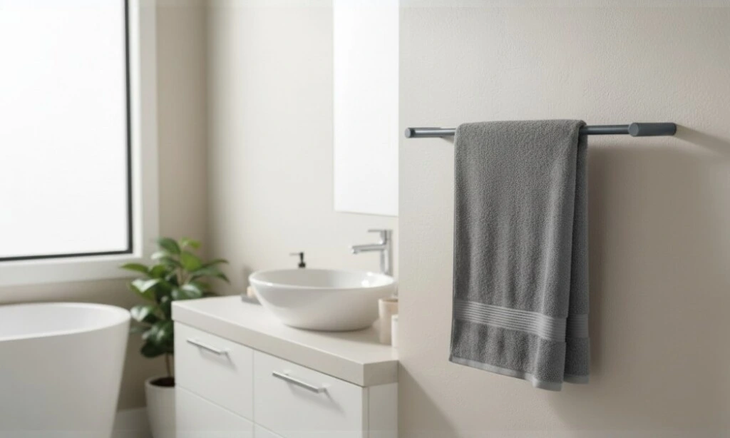 Toallero De Mano Simple Ku20 Blue Grey