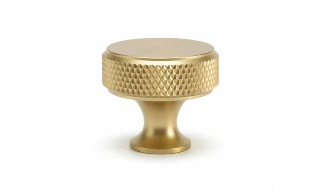 Tirador Pomo C/textura 751 Dorado