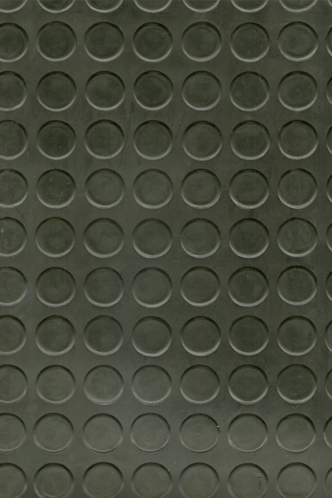 GOMA BOTONES - PISO DE GOMA BOTONES NEGRO 9004 3MM ANCHO 1,50M (M)