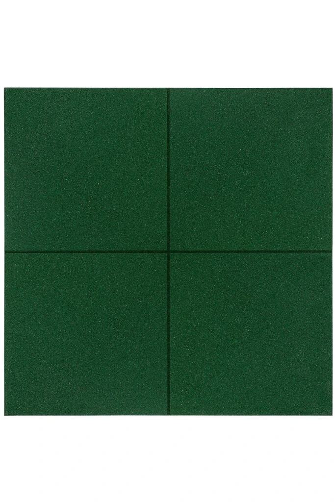 IMPACT SOFT 25MM - PISO DE GOMA IMPACT SOFT 25MM PIGMENTED GREEN 1 X 1M (BALDOSAS)