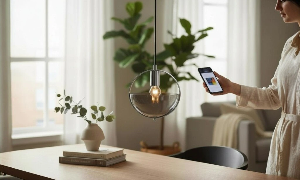 Luminaria Decorativa Hd-2031/1 Bk+sg