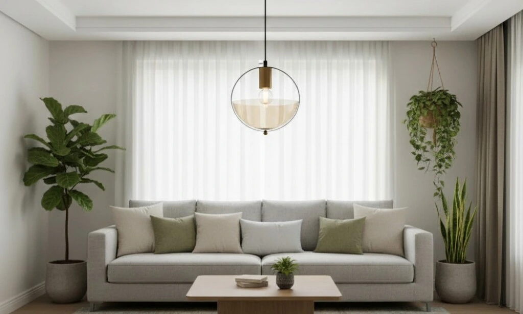 Luminaria Decotativa Hd-2031/1 Bk+amb
