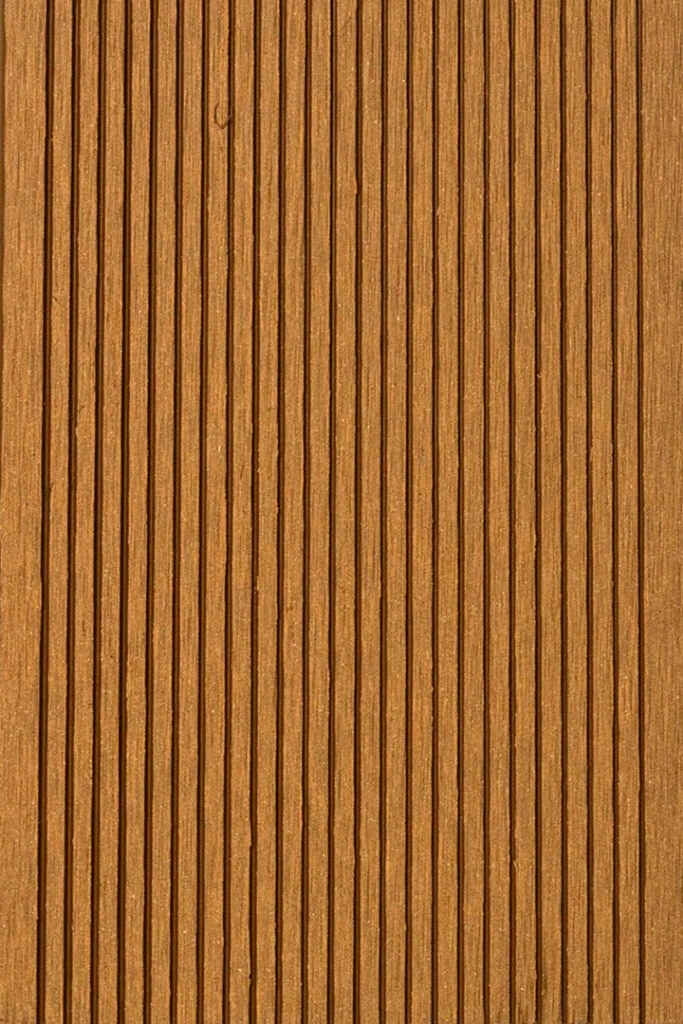 DECK WPC TEXTURADO - TABLA DECK WPC TEXTURADO JE11 C04 TEAK 2850X148X23MM (TABLAS)