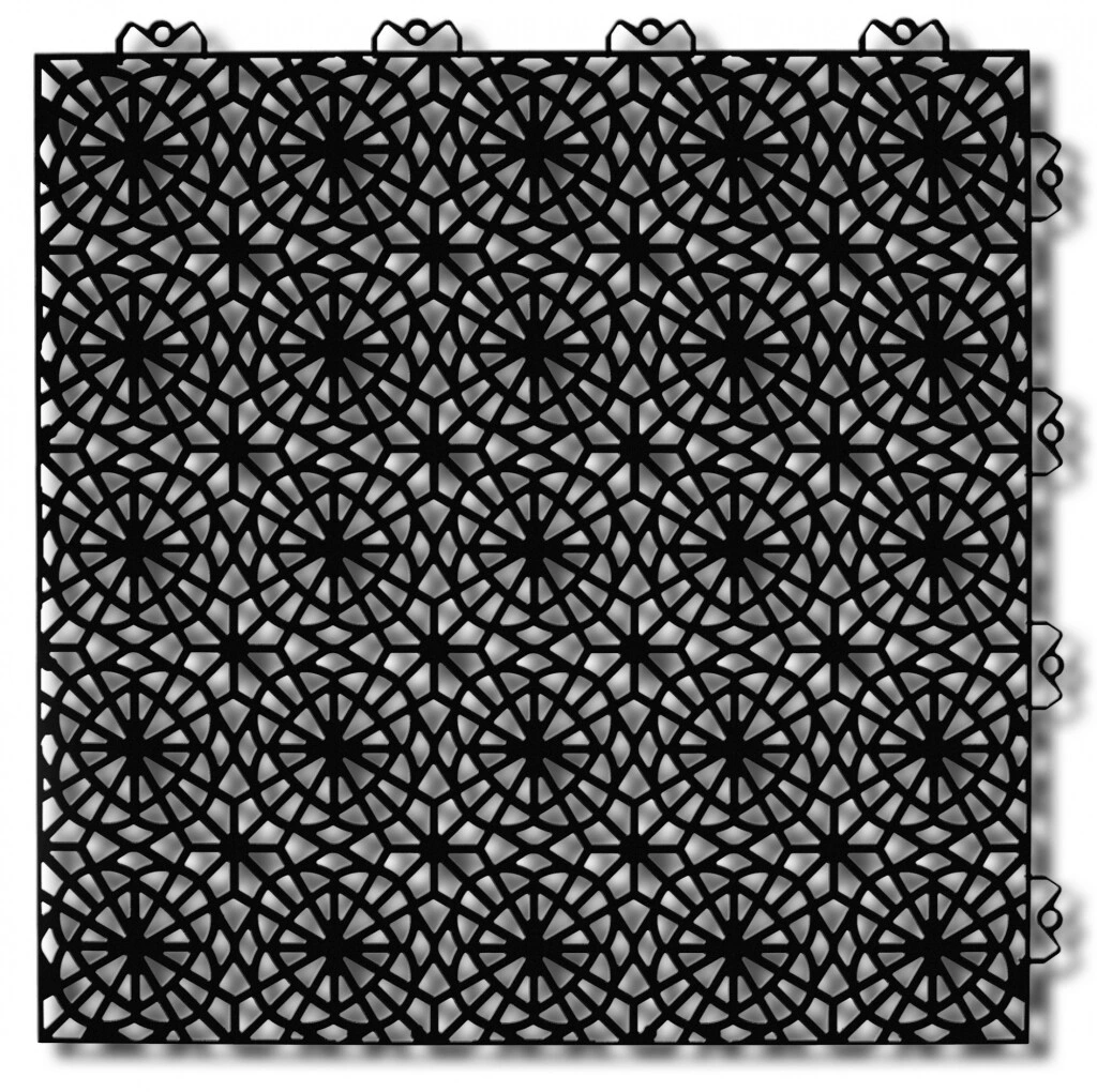 BERGO XL - BALDOSAS BERGO XL SILK BLACK 110BK30X (38X38CM) ESP 10,1MM (BALDOSAS)