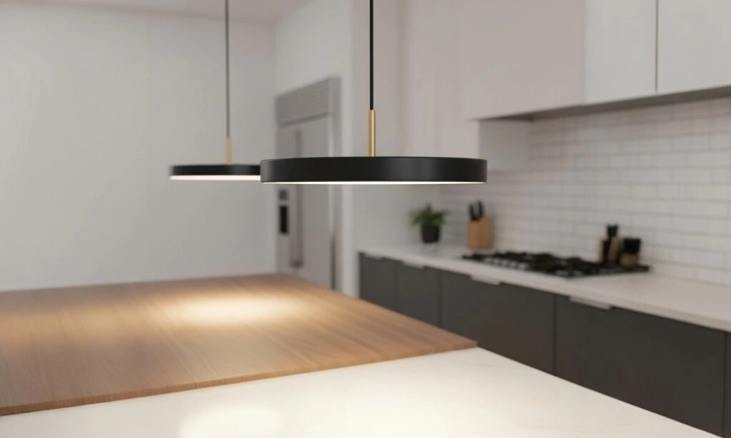 Luminaria Minimalista Colgante Sapi P30d Negra