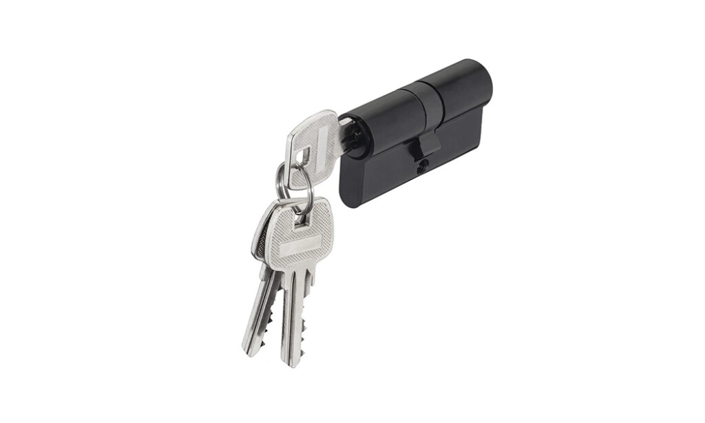 Cilindro Para Puerta Negro 40 - 40mm
