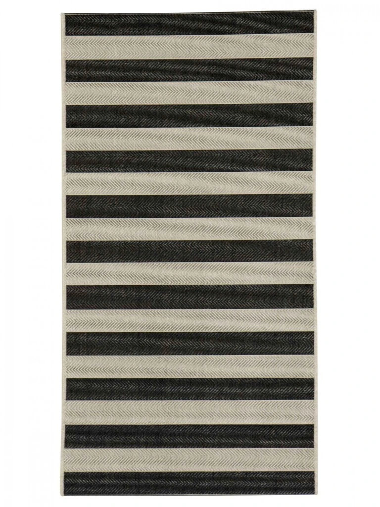 LINEO - ALFOMBRA LINEO LIN/5031/9H01/ 080X150 WOOL/BLACK (UNIDAD)