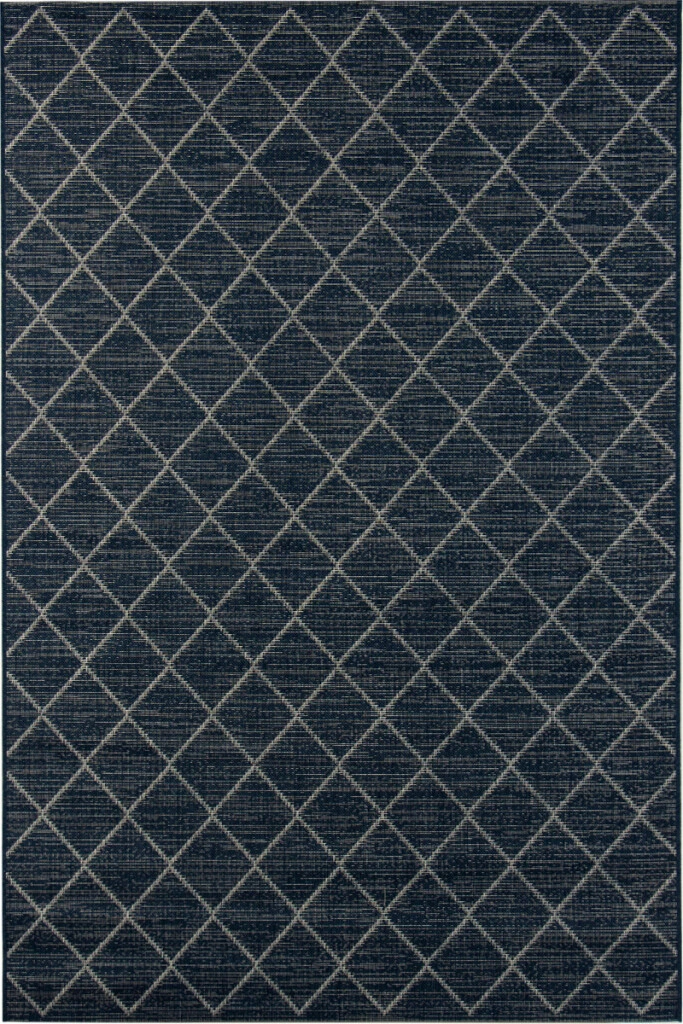 LINEO - ALFOMBRA LINEO LIN/0084/H503/ 160X230 MIDNIGHT BLUE/WOOL (UNIDAD)