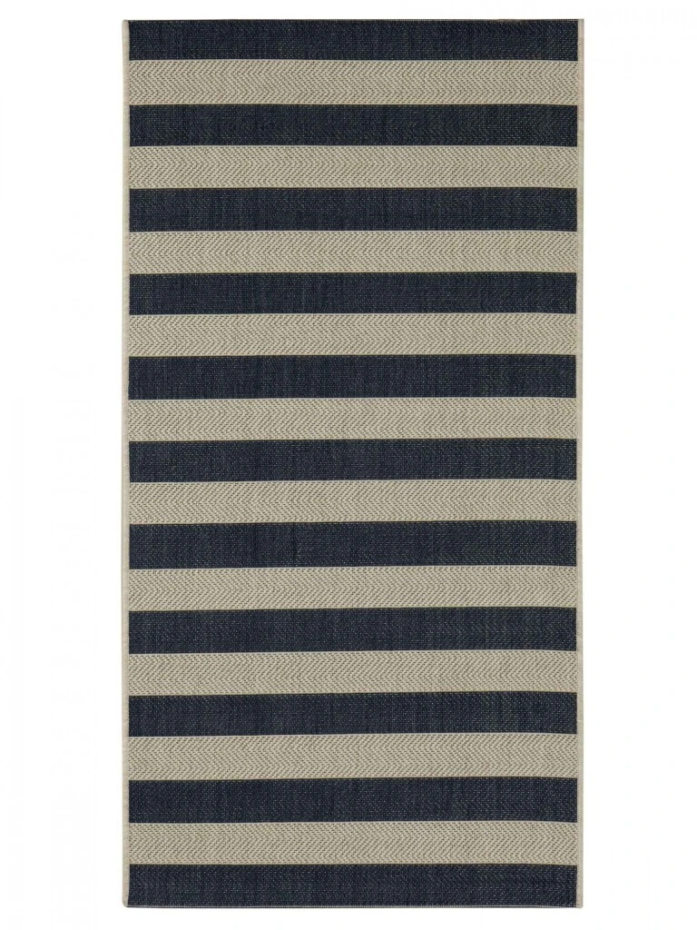 LINEO - ALFOMBRA LINEO LIN/5031/H501/ 080X150 WOOL/MIDNIGHT BLUE (UNIDAD)