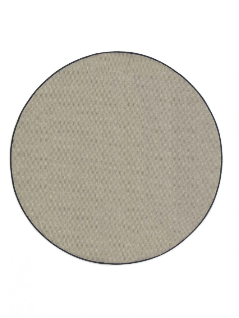 LINEO - ALFOMBRA LINEO LIN/1965/H503/ 135CM DIAM MIDNIGHT BLUE/WOOL (UNIDAD)