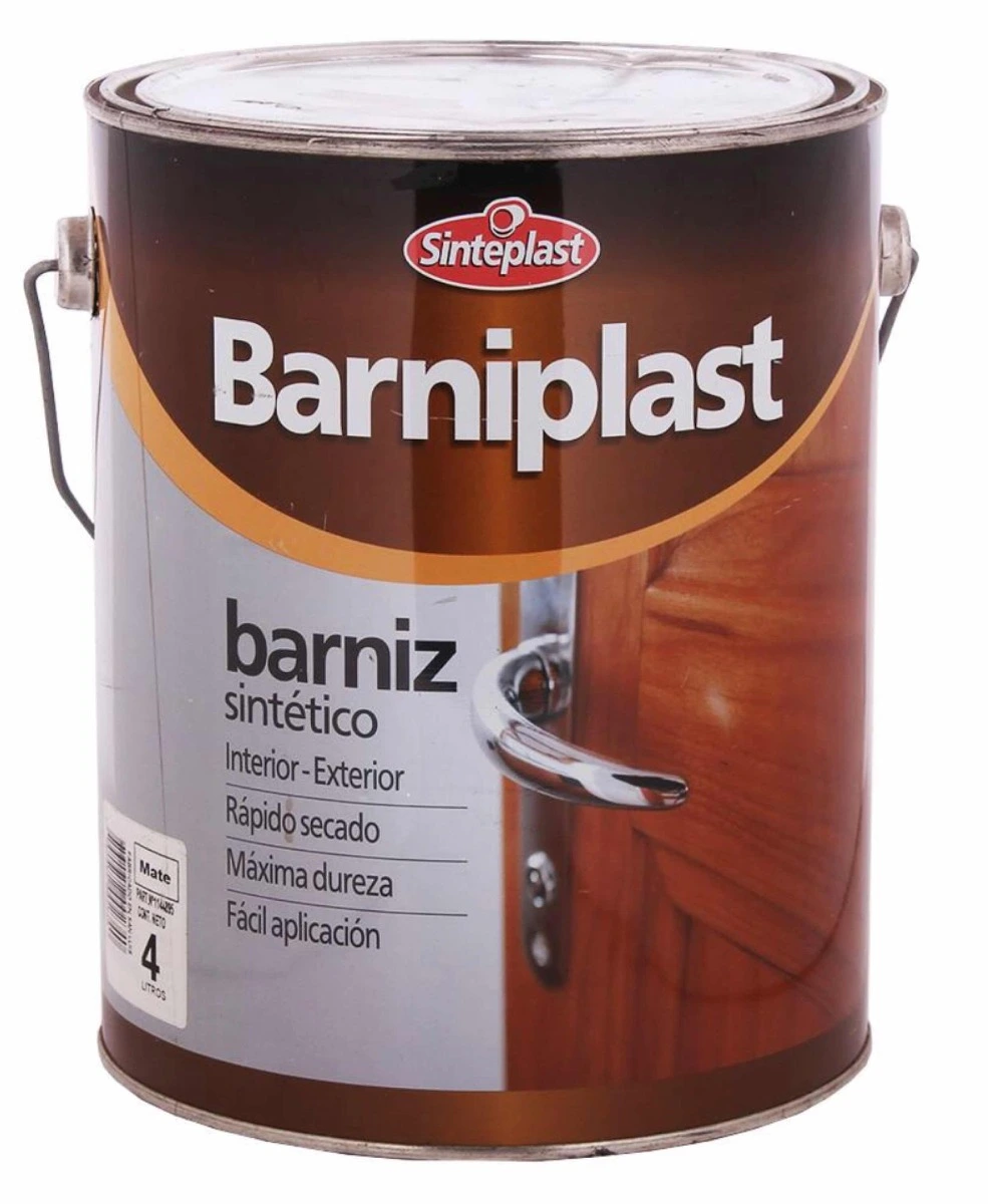 Barniz 1/4 Lts INCOLORO Marplast Satinado 1/4 Lts Sinteplast