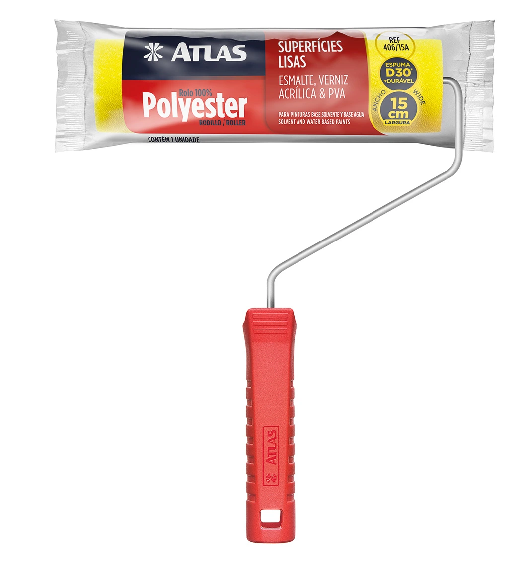 Atlas Rodillo Poliester 15cmx10mm 406/15a