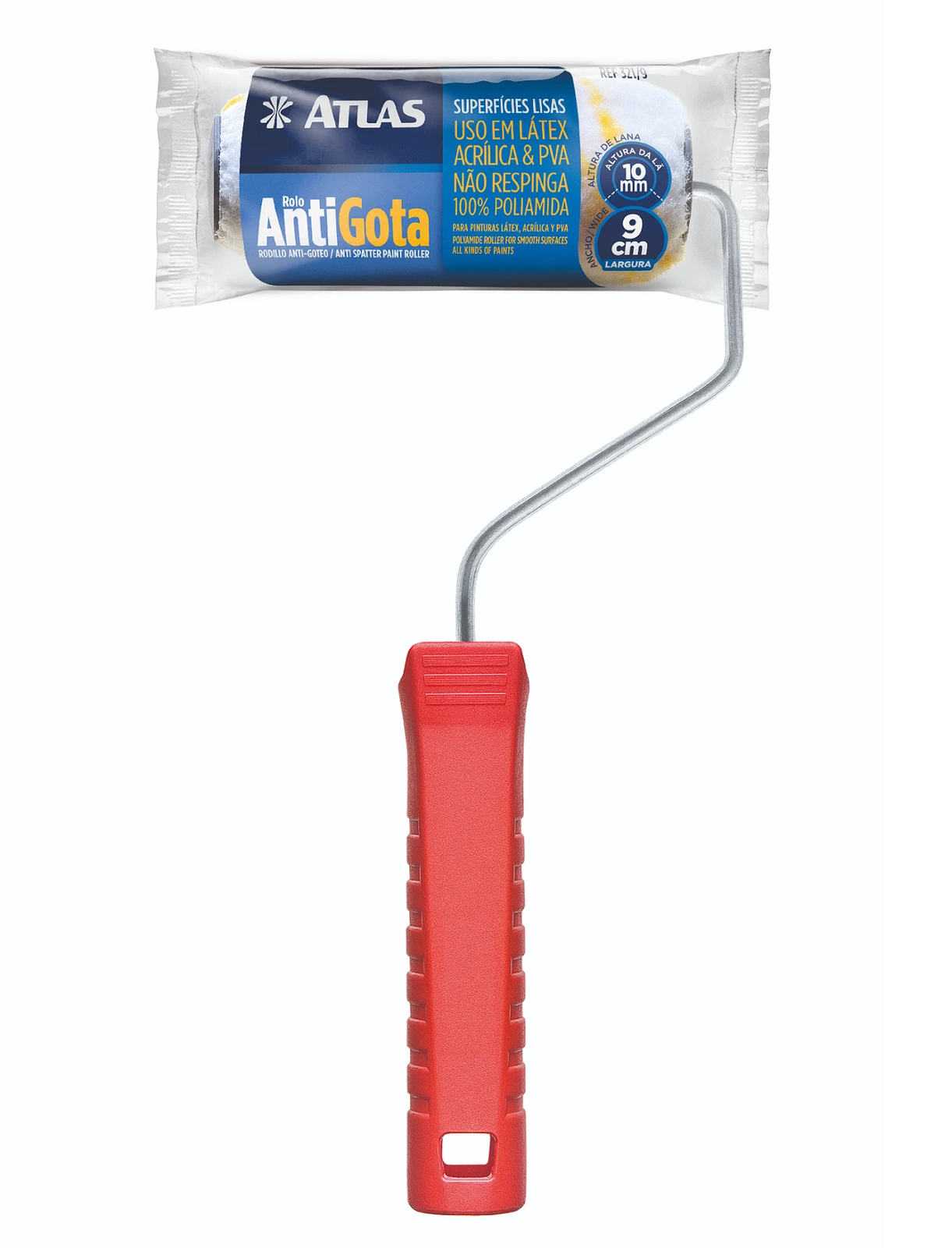 Atlas Rodillo Mini Antigoteo 9cm (31/2) 321/9