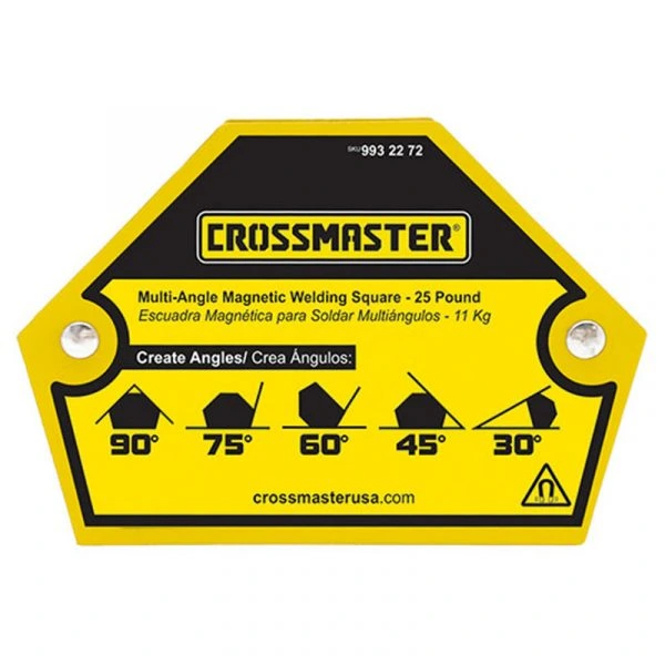 CROSSMASTER ESCUADRA MAGNETICA SOLDAR angulos 11 kgs.