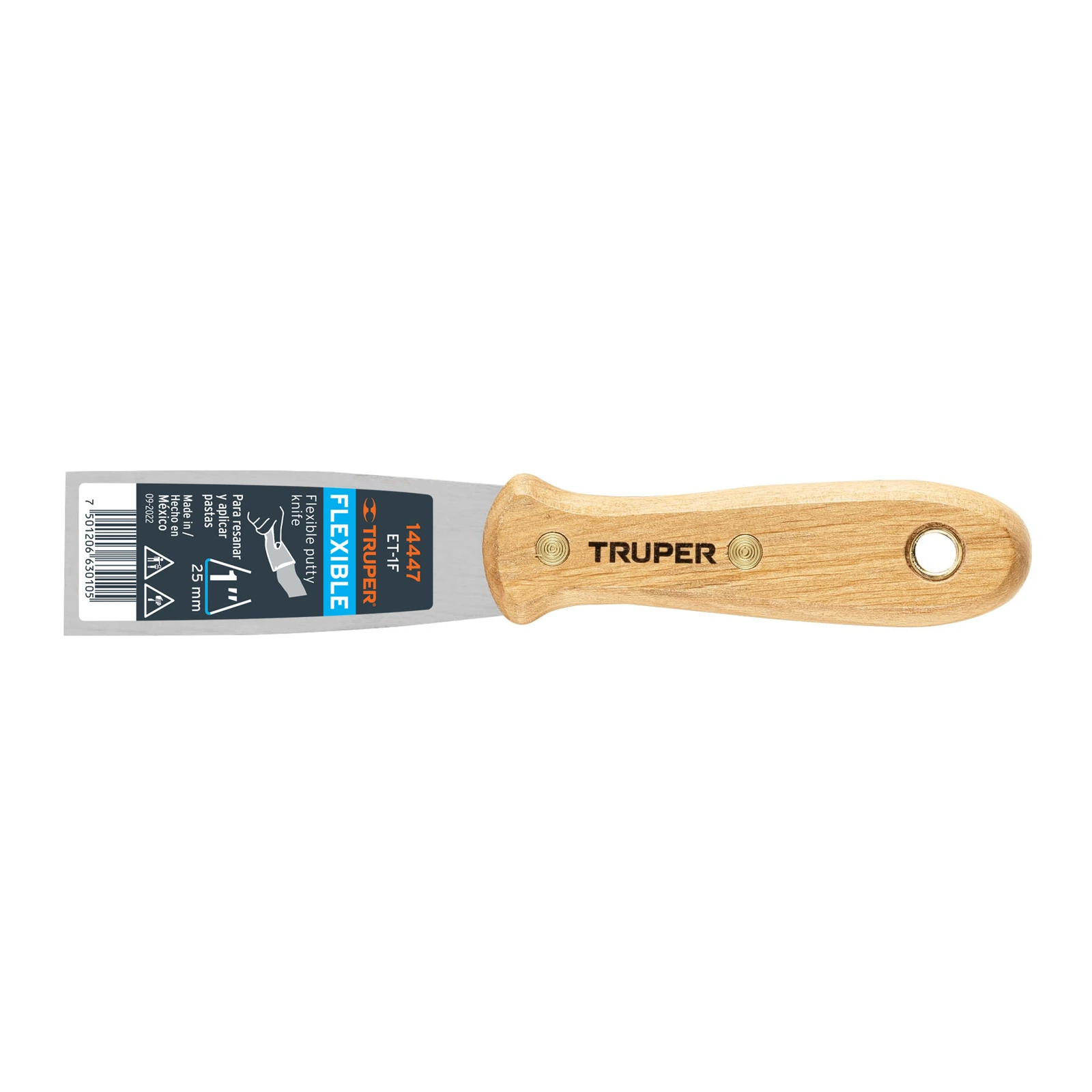 TRUPER ESPATULA FLEXIBLE 1» MANGO MADERA ET-1F