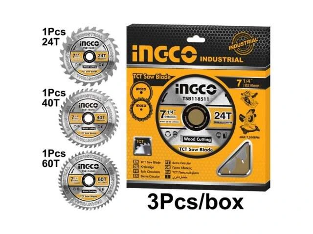 INGCO SET 3 DISCOS CORTES 7 1/4 P CIRCULAR_TSB51852153
