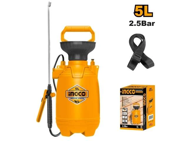 INGCO PULVERIZADOR FUMIGADOR 2.5 BAR 5LT_HSPP30502 (EXENTO IVA)