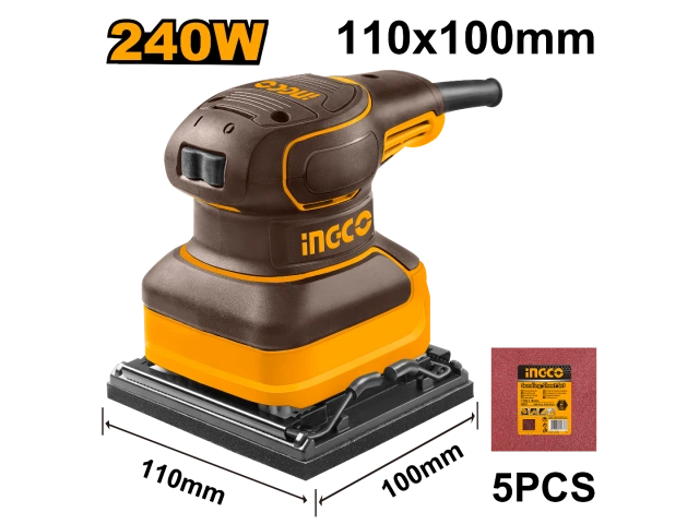 INGCO LIJADORA ORBITAL 240W 110X100_ PS2416