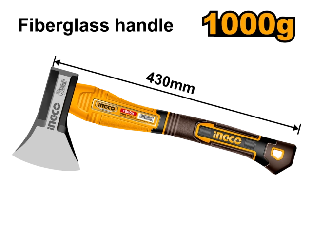 INGCO HACHA MANGO FIBRA 390MM 1000GRS INGCO