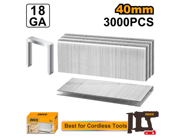INGCO GRAMPAS 40MM CAJA 3000 UNID_AST1840