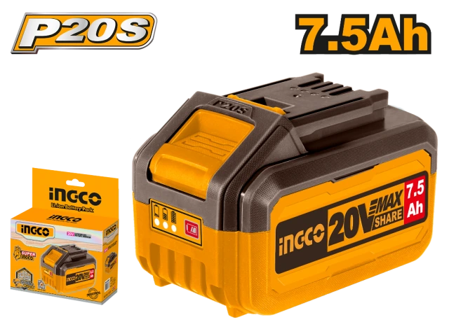 INGCO BATERIA LITIO 7.5 AH 20 VOLT _FBLI2075