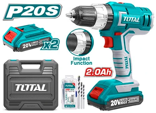 TOTAL TOOLS ATORN. C/PERC. 20V C/ACC
