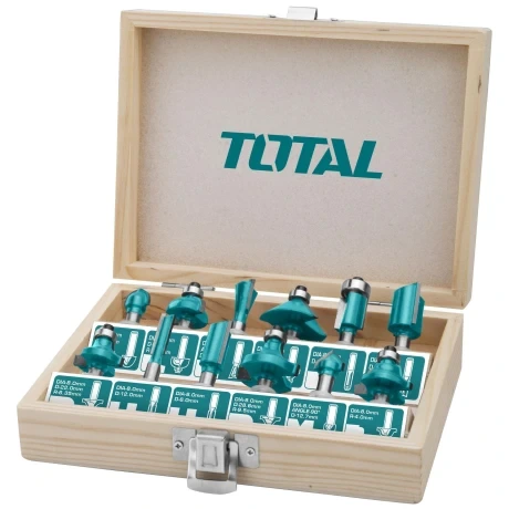 TOTAL SET 12 PC PARA RUTER 8.MM_TACSR1121