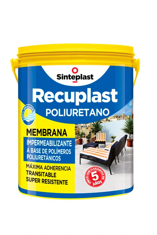 Recuplast Membrana Poliuretanica en pasta 4Kg. Blanca