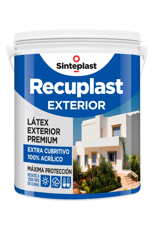 Latex 20 Lts Recuplast Exterior Premium Blanco Sinteplast
