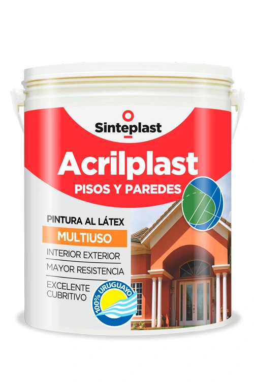 Acrilplast AMARILLO Pisos y Paredes 4 Lts Sinteplast