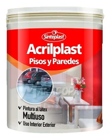 Acrilplast AMARILLO Pisos y Paredes 10 Lts Sinteplast