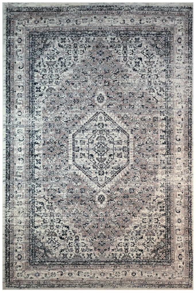 SEVILLA - ALFOMBRA SEVILLA SEV/0131/X112 200X290 PAPER WHITE/DUSTY ROSE (UNIDAD)
