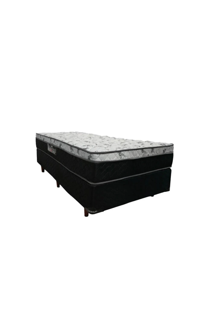 SOL - COLCHON DE RESORTES 1 PLAZA SOL 088X188X25CM NEGRO (UNIDAD)