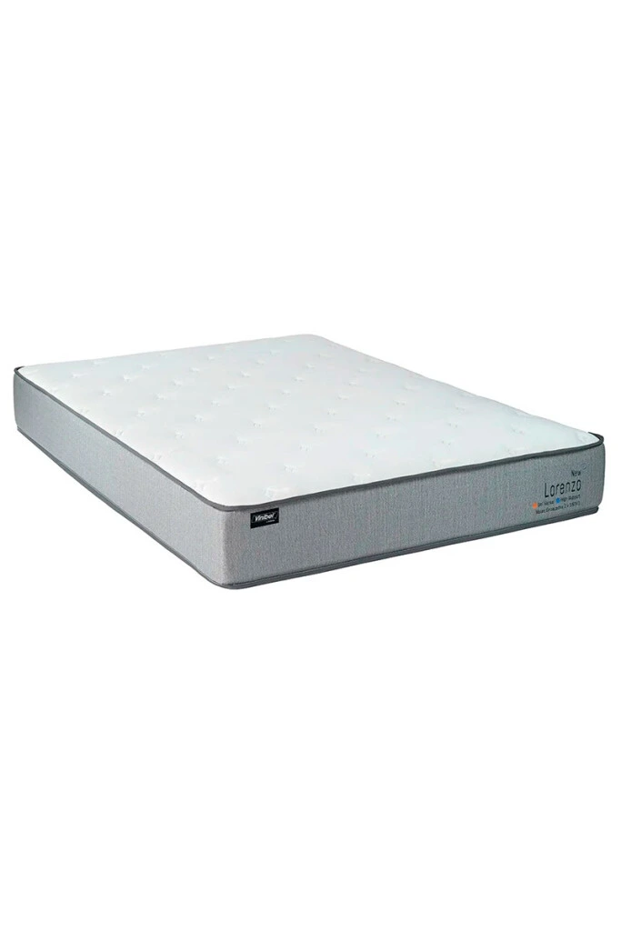 New Lorenzo - COLCHON DE RESORTES 2 PLAZAS NEW LORENZO 138X188X25CM (UNIDAD)