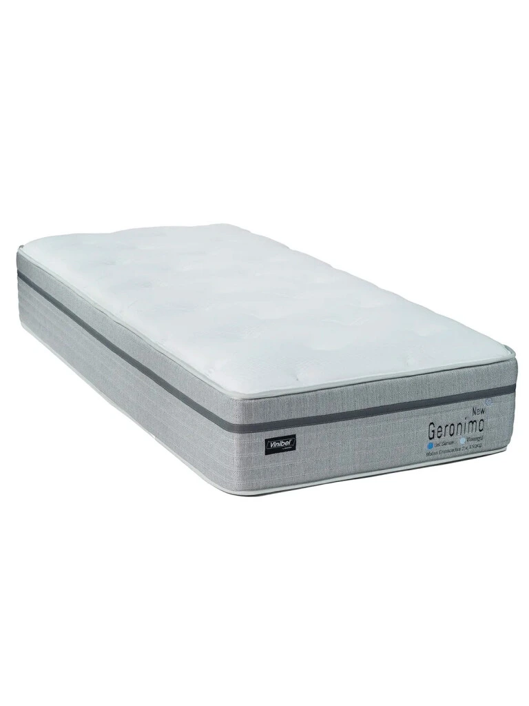 New Geronimo - COLCHON DE RESORTES PLAZA Y MEDIA NEW GERONIMO118X198X32 (UNIDAD)