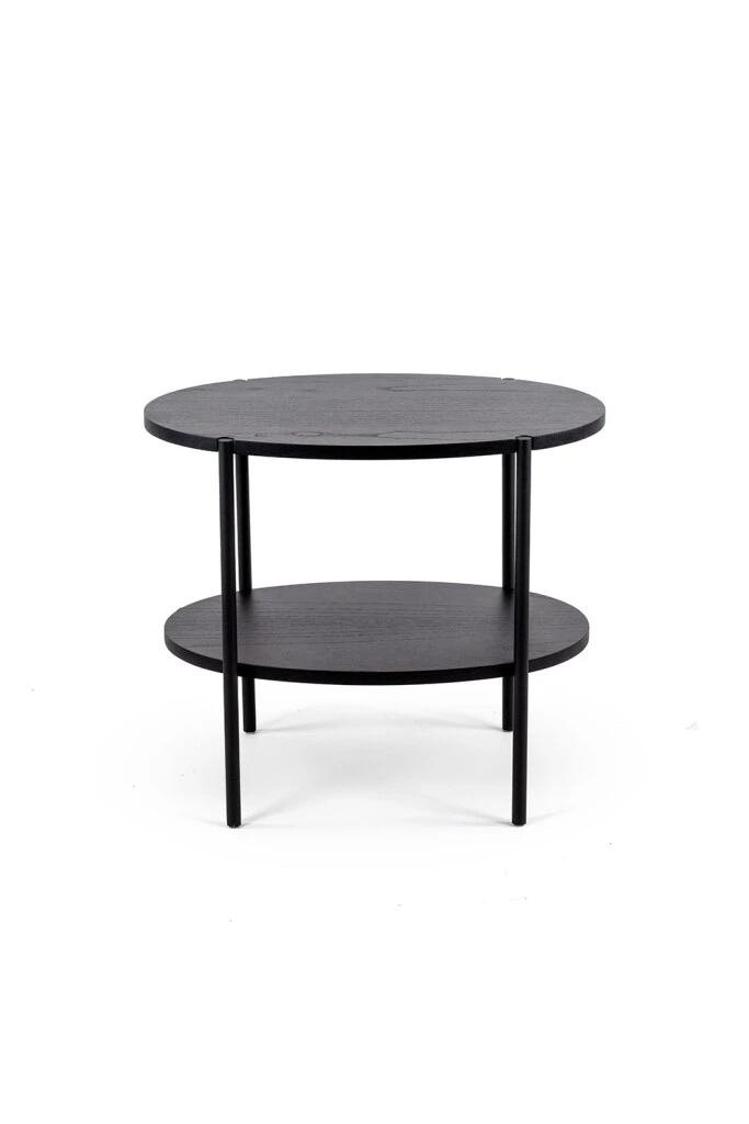 VERSATILE - MESA LATERAL VERSATILE CINAMOMO NEGRA 62X46X52H CM (UNIDAD)