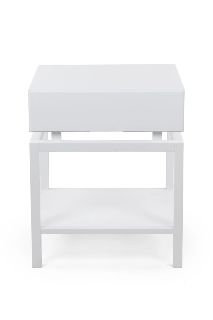 Ideale - MESA DE LUZ IDEALE LACA BLANCA 50X44X60H (UNIDAD)