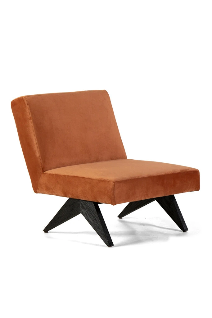 ZIMKA - POLTRONA ZIMKA TELA HV TERRACOTA 65X89X75H CM (UNIDAD)