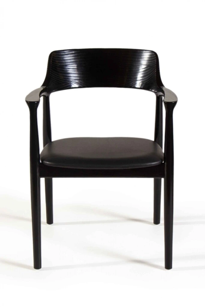 Stella - SILLA JACKIE CAOBA NEGRA 58X56X78H 122357 (UNIDAD)