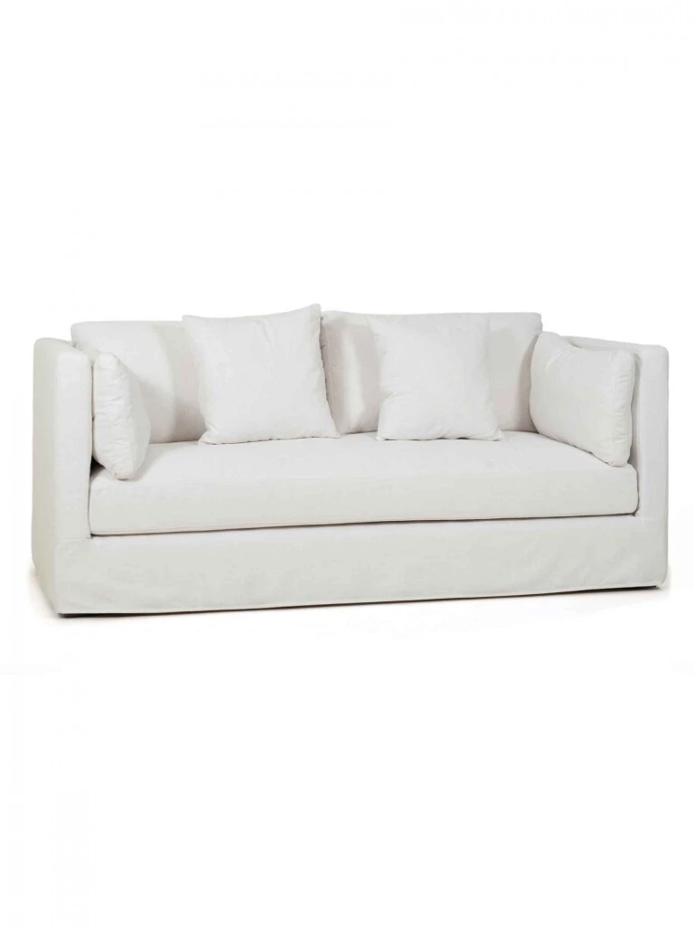 LESTAT - SOFA LESTAT 3 PLAZAS TELA HL BLANCO 206X96X84H CM (UNIDAD)